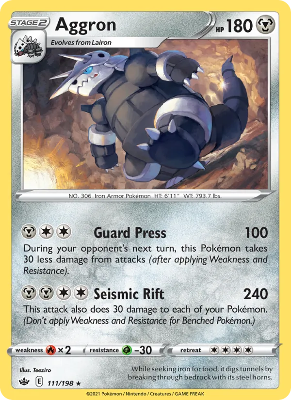 Aggron, normal (swsh6-111)