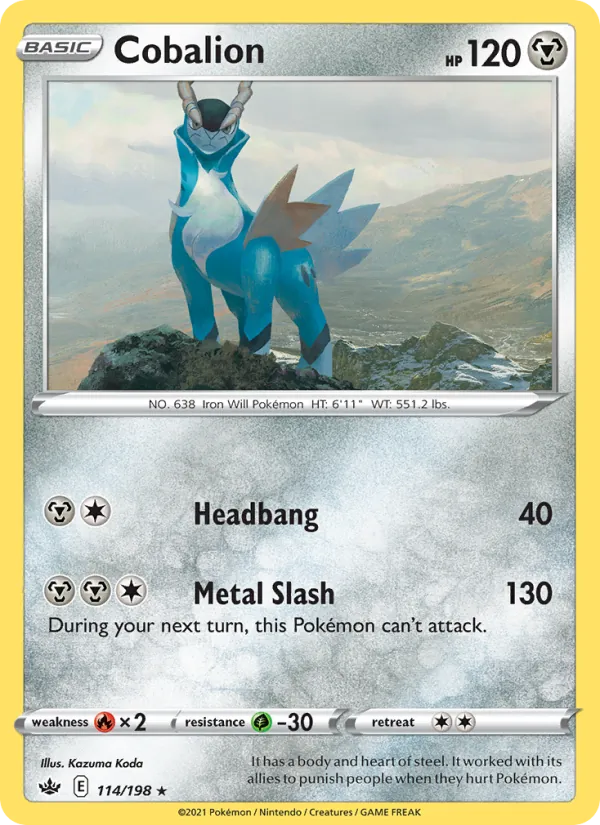 Cobalion, holofoil (swsh6-114_h)