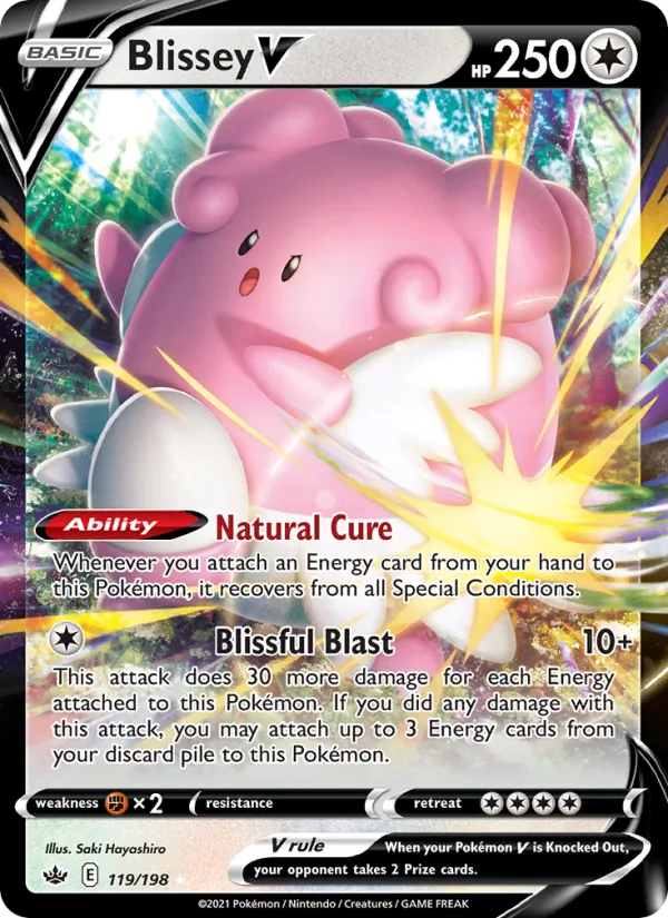 Blissey V, holofoil (swsh6-119_h)