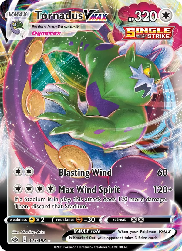 Tornadus VMAX, holofoil (swsh6-125_h)