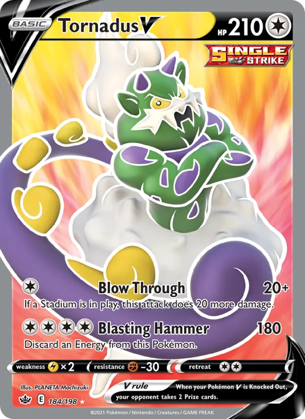 Tornadus V, holofoil (swsh6-184_h)