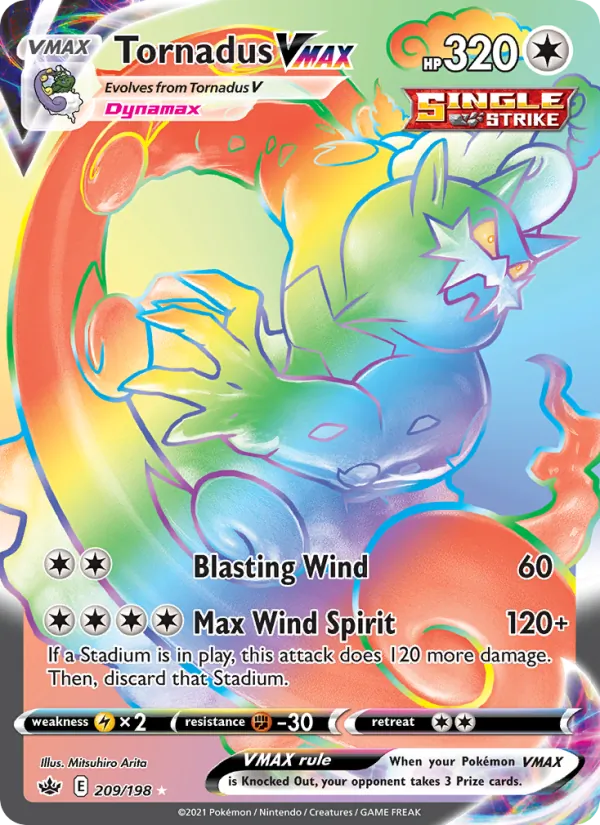 Tornadus VMAX, holofoil (swsh6-209_h)