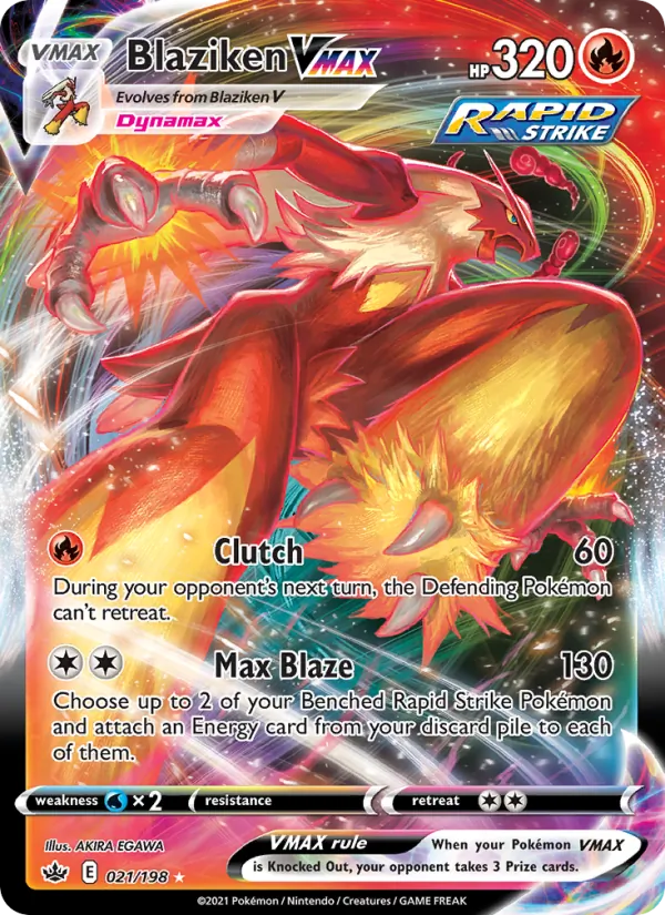 Blaziken VMAX, holofoil (swsh6-21_h)