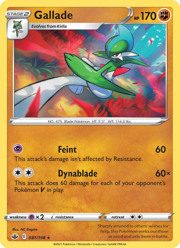 Gallade, normal (swsh6-81)