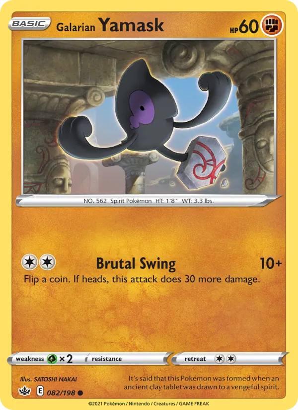 Galarian Yamask, normal (swsh6-82)