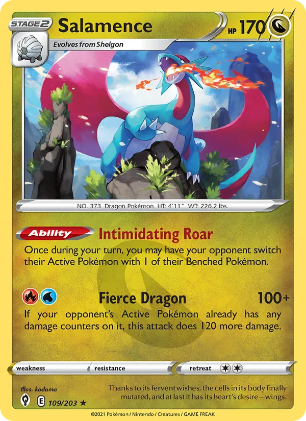 Salamence, holofoil (swsh7-109_h)
