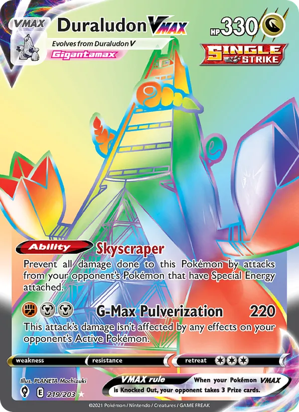 Duraludon VMAX, holofoil (swsh7-219_h)