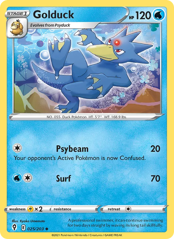 Golduck, normal (swsh7-25)