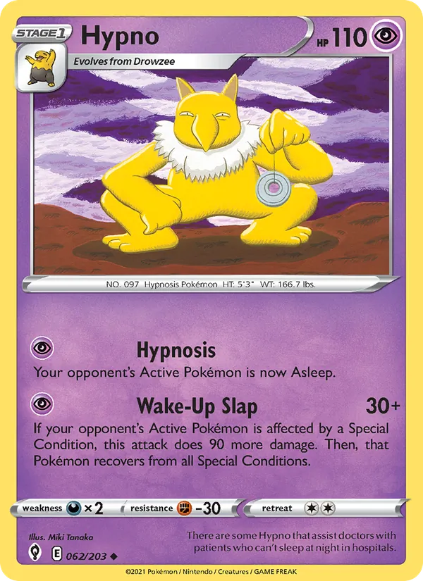 Hypno, normal (swsh7-62)