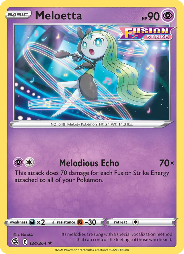 Meloetta, normal (swsh8-124)