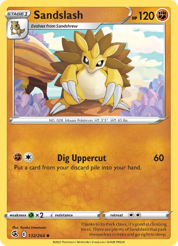 Sandslash, normal (swsh8-132)