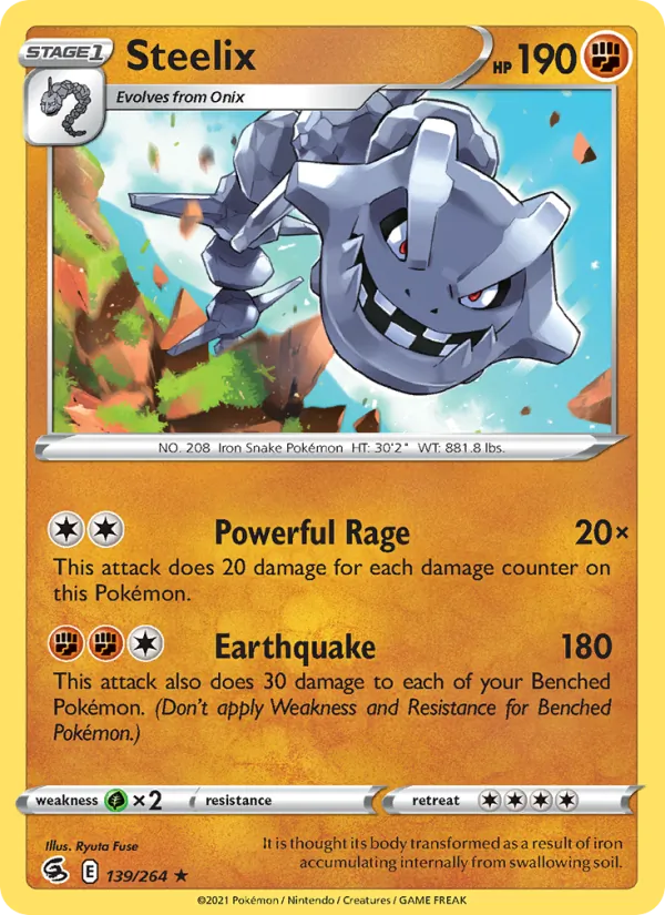 Steelix, holofoil (swsh8-139_h)