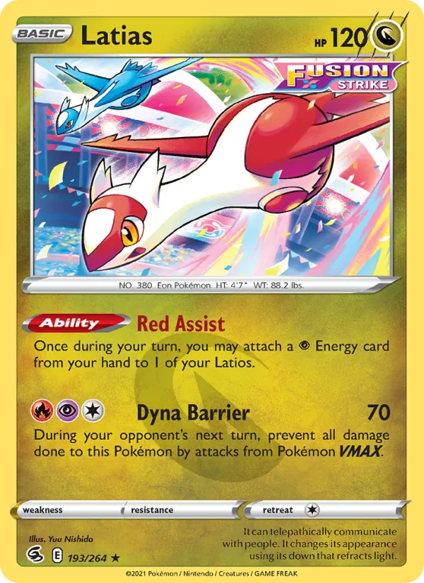 Latias, normal (swsh8-193)