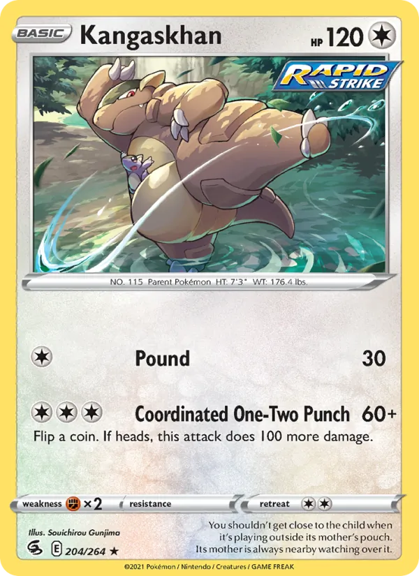 Kangaskhan, normal (swsh8-204)