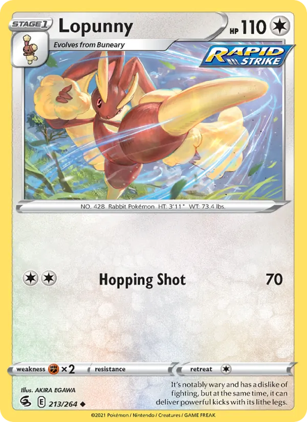 Lopunny, normal (swsh8-213)
