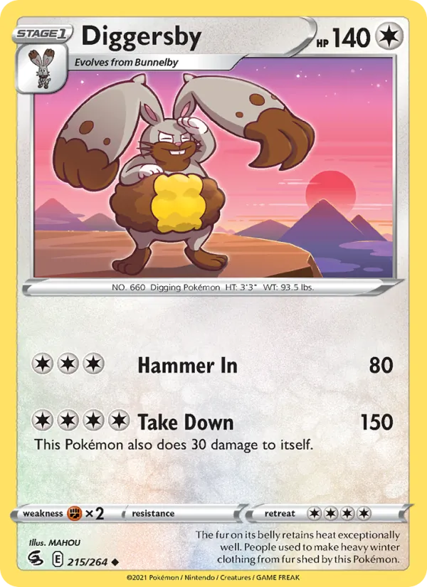 Diggersby, normal (swsh8-215)