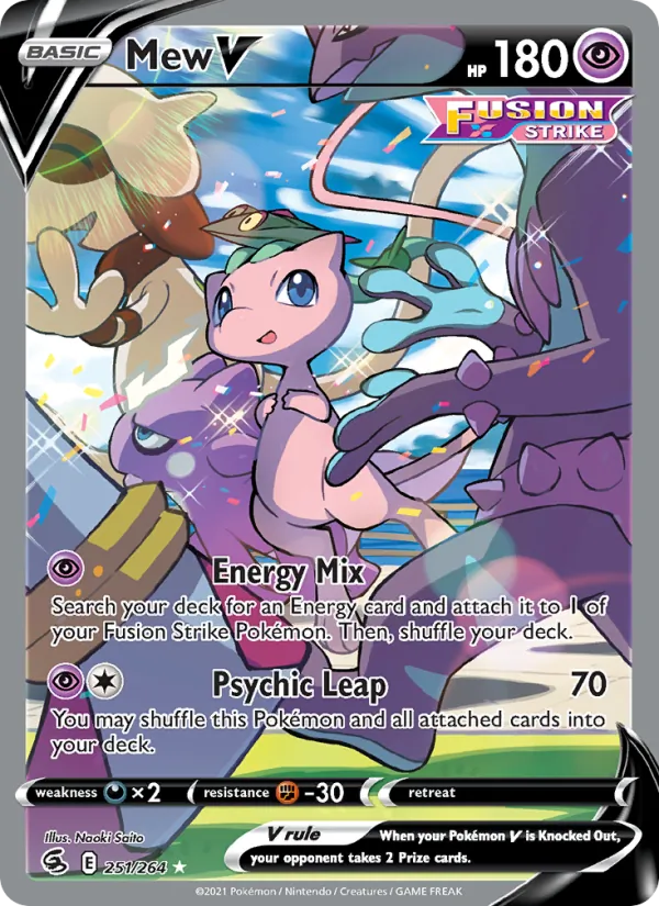 Mew V, holofoil (swsh8-251_h)