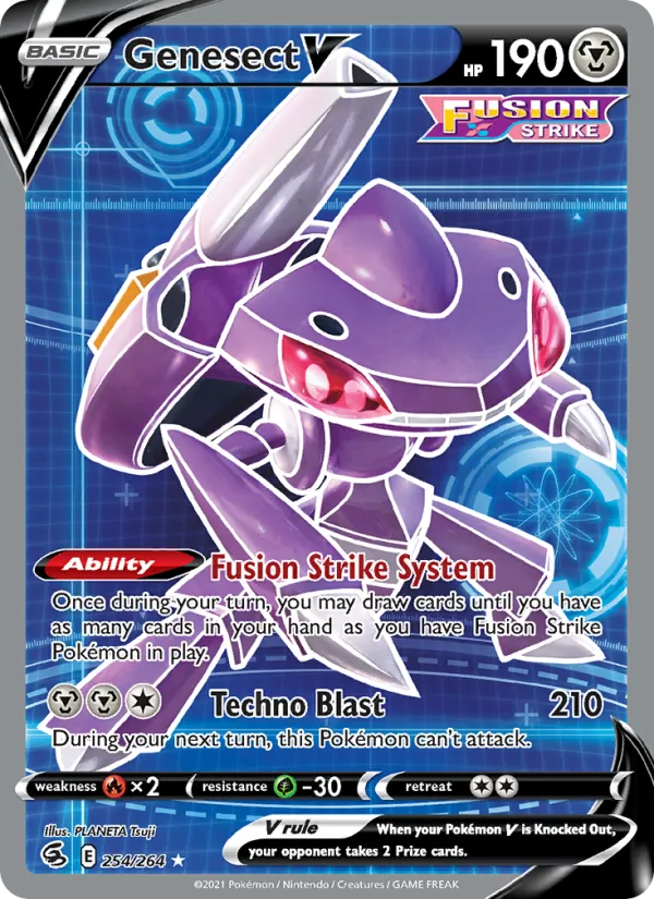 Genesect V, holofoil (swsh8-254_h)