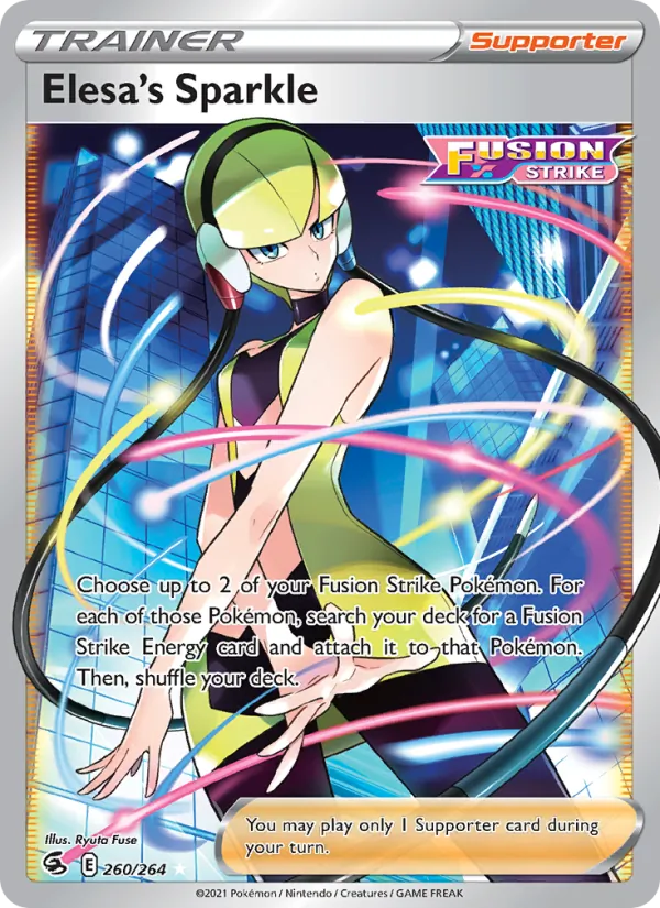 Elesa's Sparkle, holofoil (swsh8-260_h)