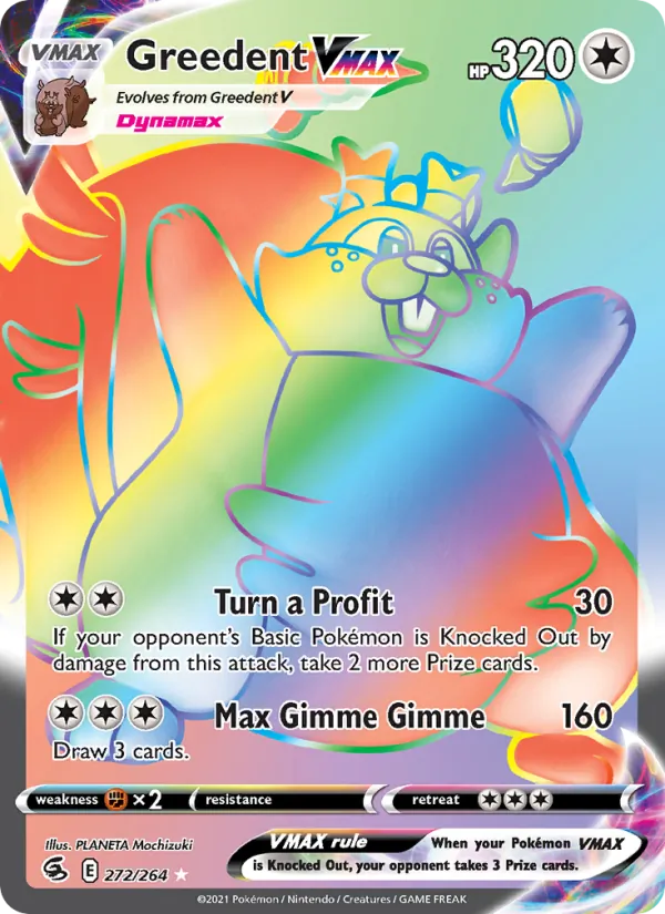 Greedent VMAX, holofoil (swsh8-272_h)