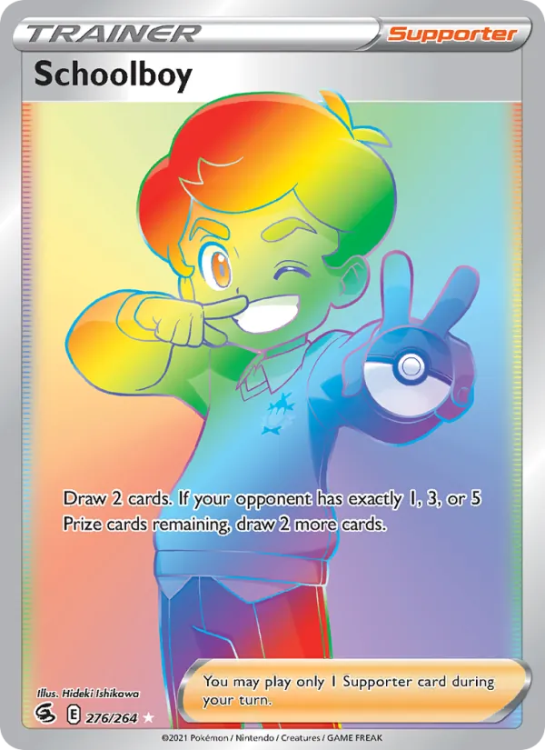 Schoolboy, holofoil (swsh8-276_h)