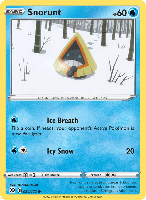Snorunt, normal (swsh9-034)