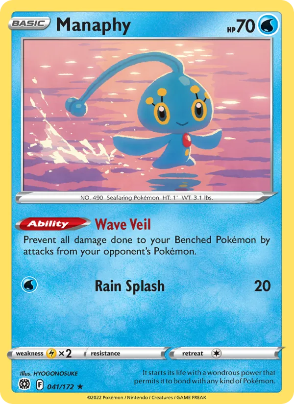Manaphy, normal (swsh9-041)