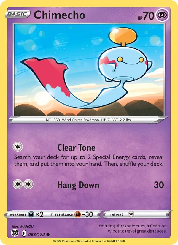 Chimecho, normal (swsh9-063)