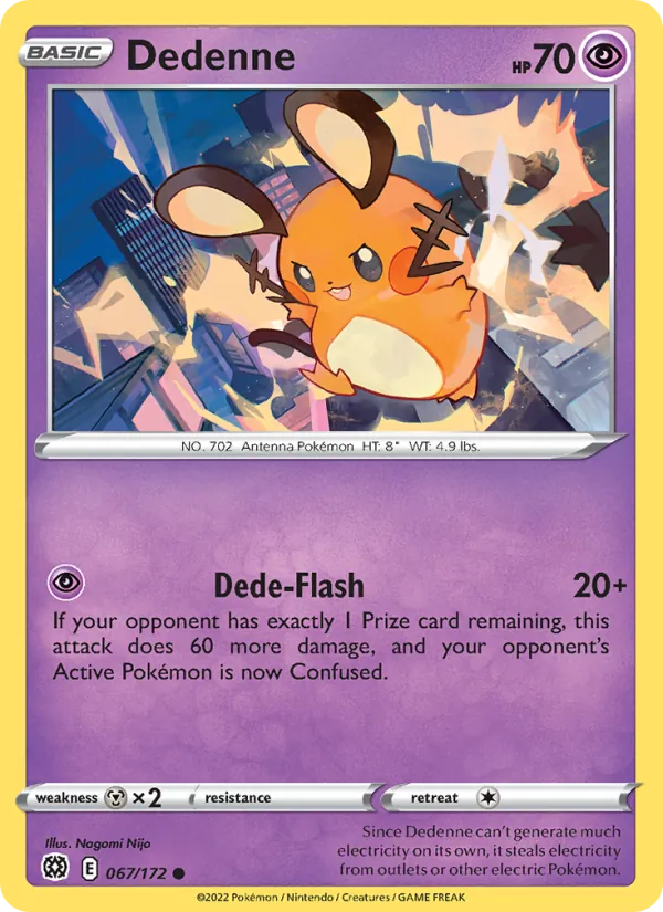 Dedenne, normal (swsh9-067)