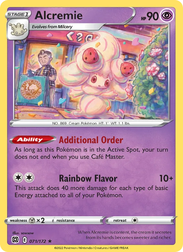 Alcremie, normal (swsh9-071)