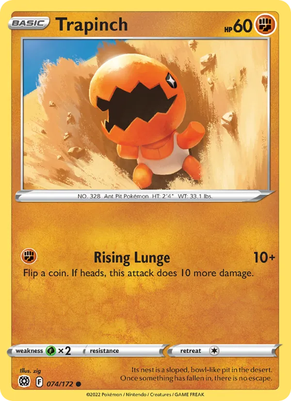 Trapinch, normal (swsh9-074)
