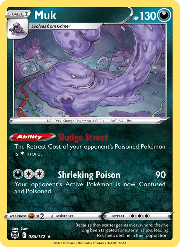 Muk, normal (swsh9-085)