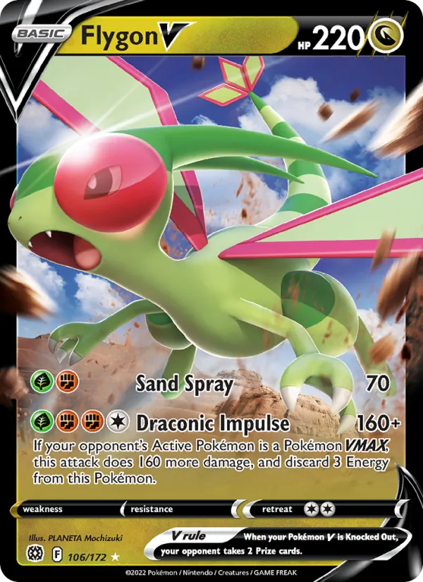 Flygon V, holofoil (swsh9-106_h)