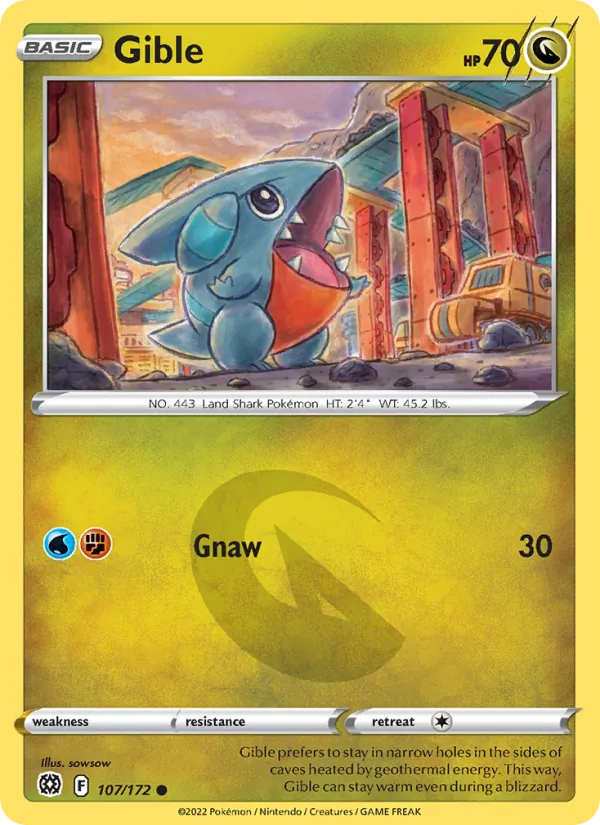 Gible, normal (swsh9-107)