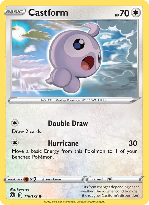 Castform, normal (swsh9-116)