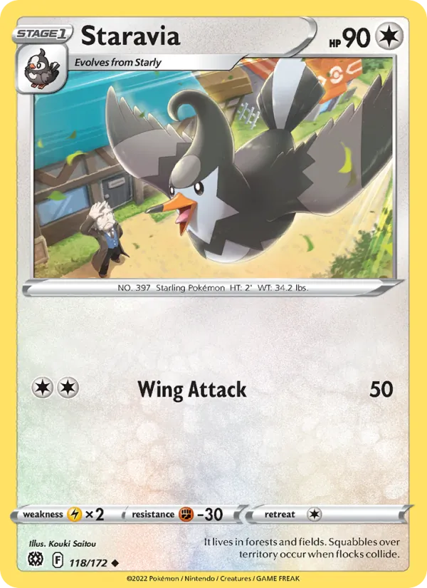 Staravia, normal (swsh9-118)