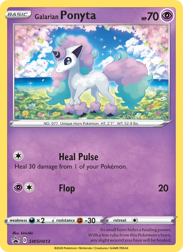 Galarian Ponyta, holofoil (swshp-SWSH013_h)
