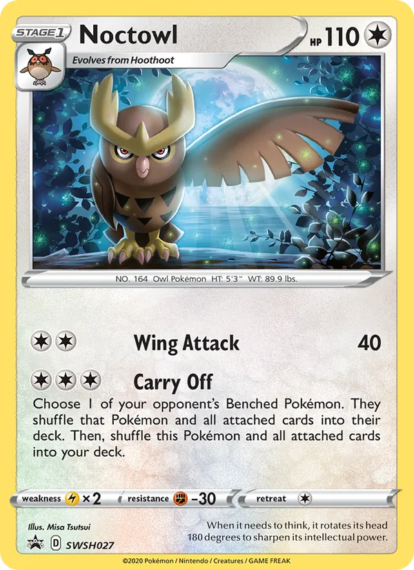 Noctowl, holofoil (swshp-SWSH027_h)