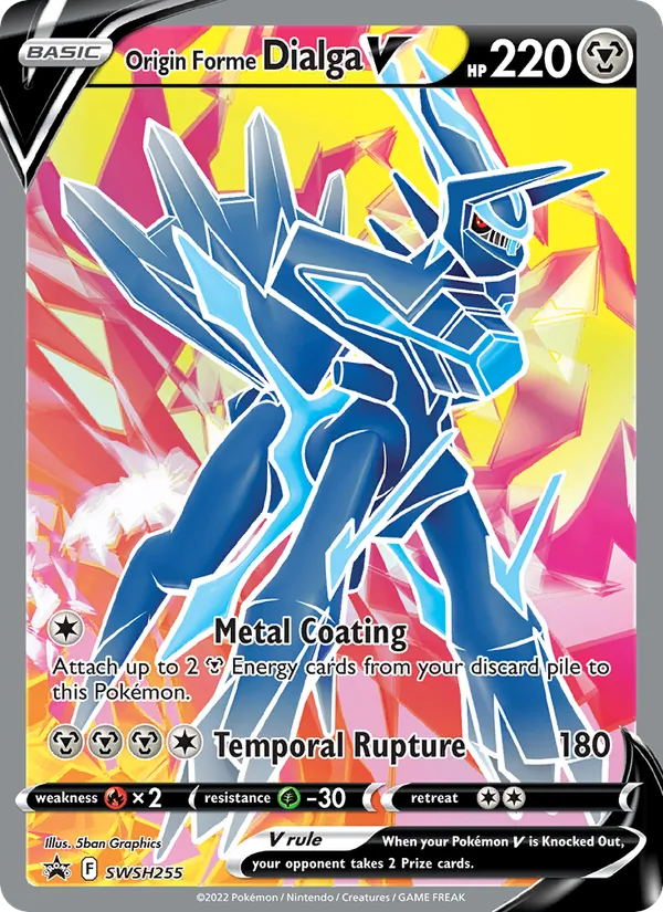 Origin Forme Dialga V, holofoil (swshp-SWSH255_h)