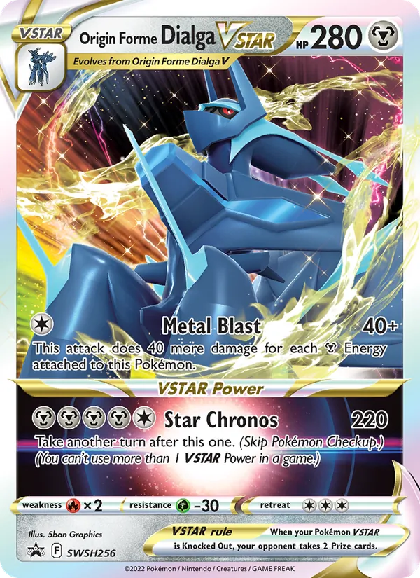 Origin Forme Dialga VSTAR, holofoil (swshp-SWSH256_h)