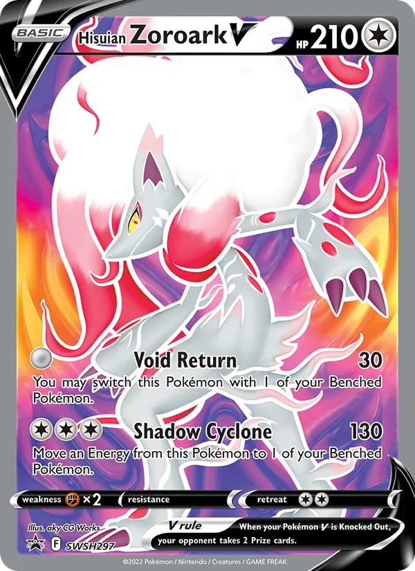 Hisuian Zoroark V, holofoil (swshp-SWSH297_h)