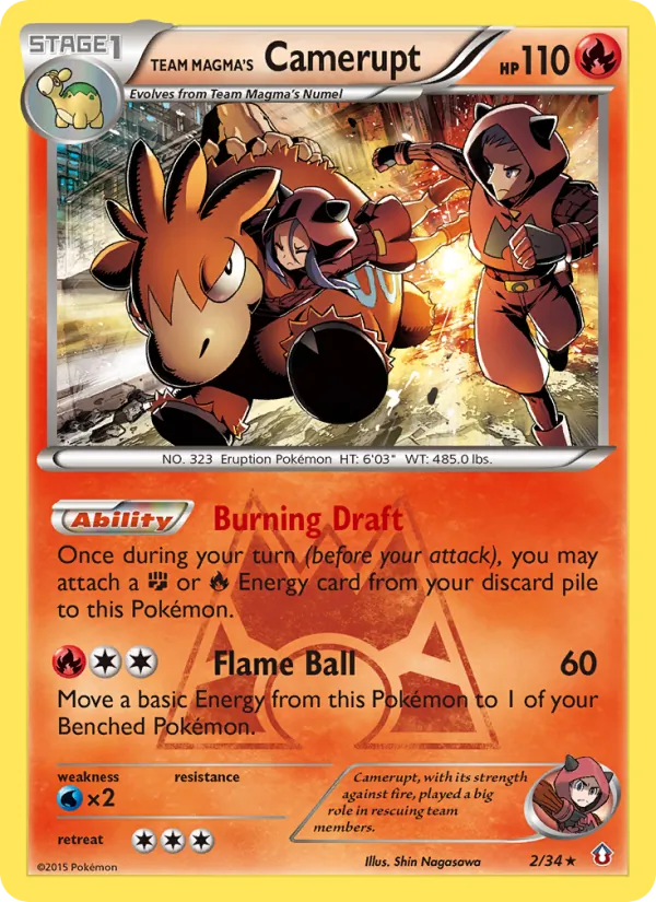 Team Magma's Camerupt, normal (dc1-2)