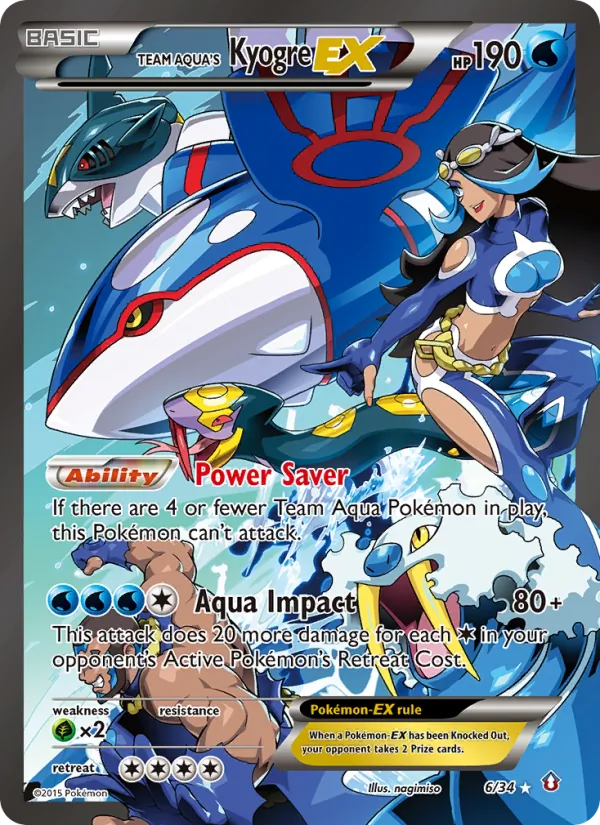 Team Aqua's Kyogre EX, normal (dc1-6)