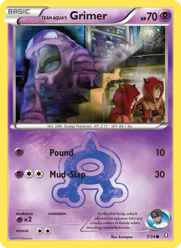 Team Aqua's Grimer, normal (dc1-7)