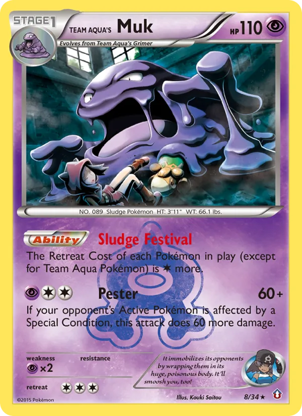 Team Aqua's Muk, normal (dc1-8)