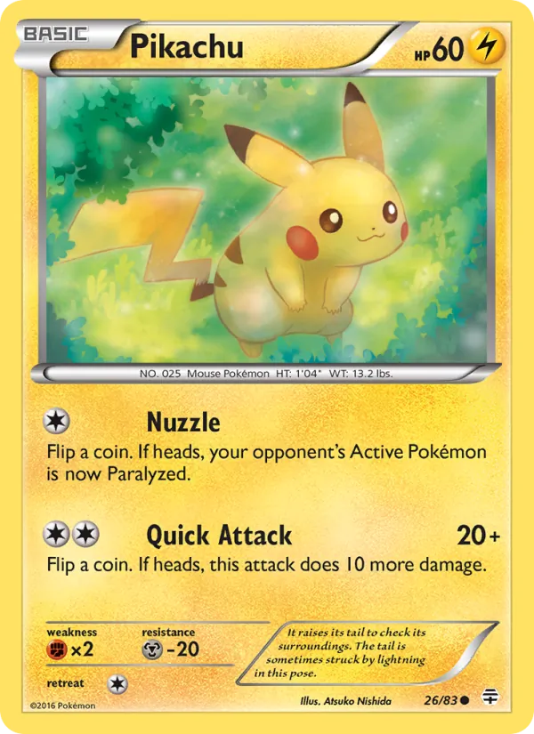 Pikachu, normal (g1-26)