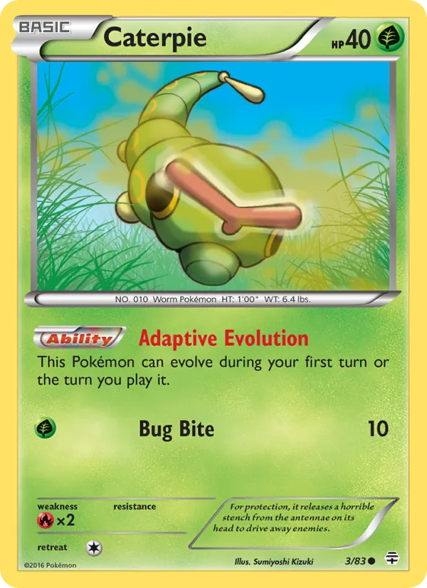 Caterpie, normal (g1-3)