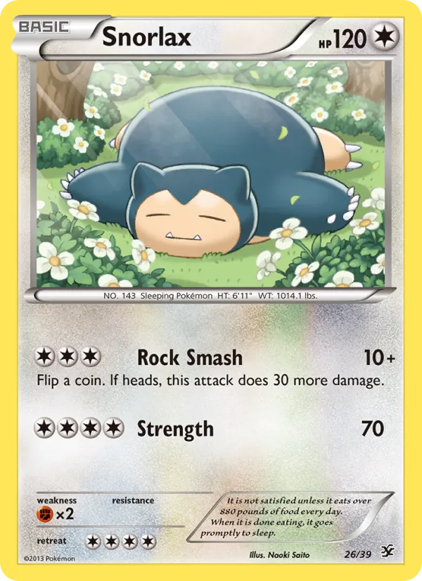 Snorlax, normal (xy0-26)