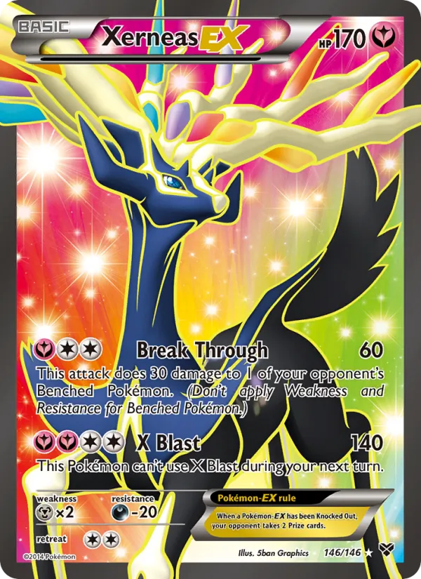 Xerneas EX, normal (xy1-146)