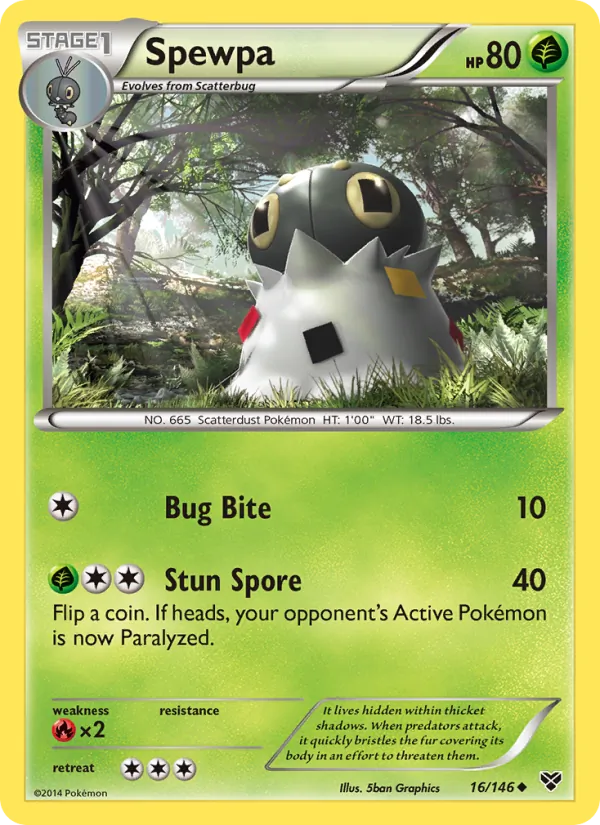 Spewpa, normal (xy1-16)